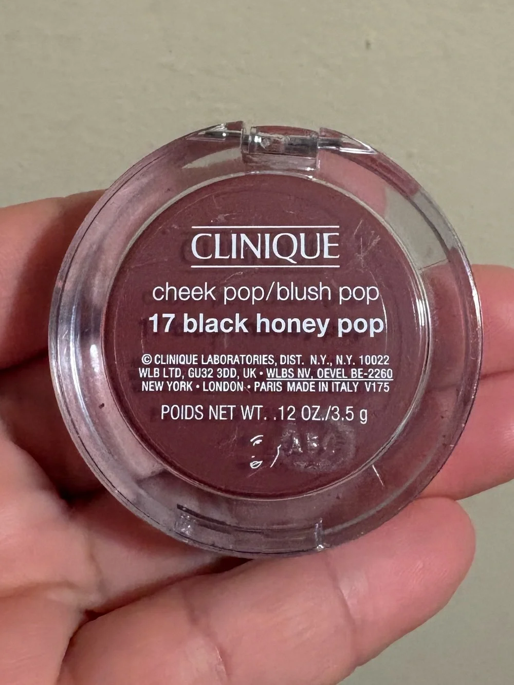 Clinique Cheek Pop Blush - 17 black honey pop Rose/Pink Brand New Never Used.